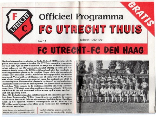 utrecht Programmaboekjes RIP