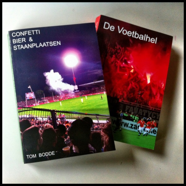 Confetti, bier & staanplaatsen in de voetbalhel