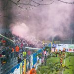 RWD Molenbeek fans vieren feest na de 0-1