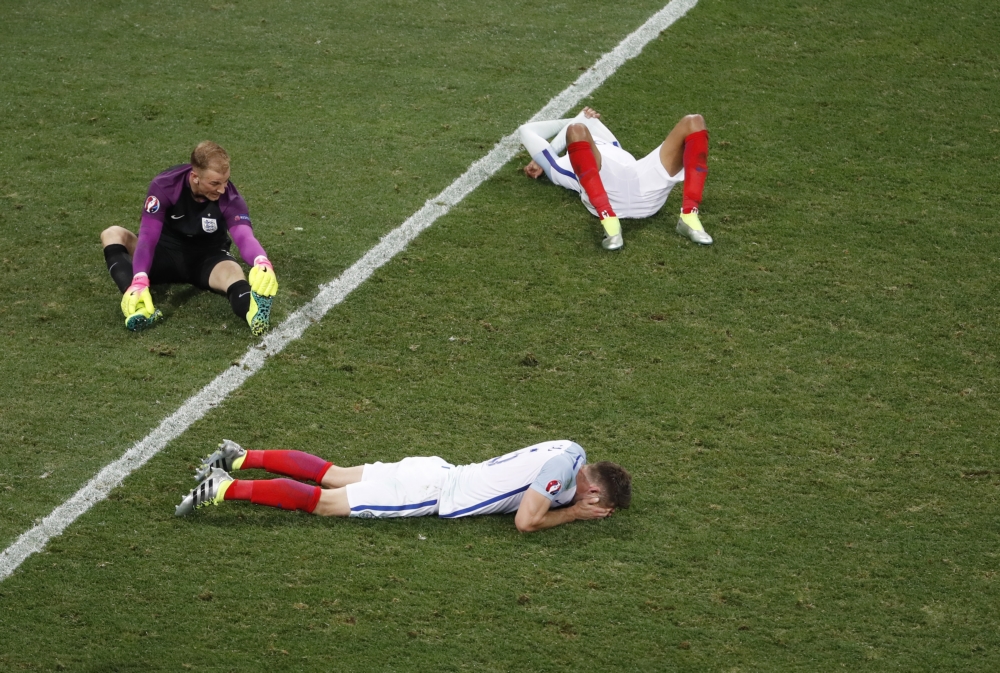 Engelse teleurstelling na de nederlaag tegen IJsland