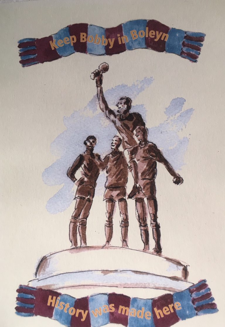 West ham standbeeld 1