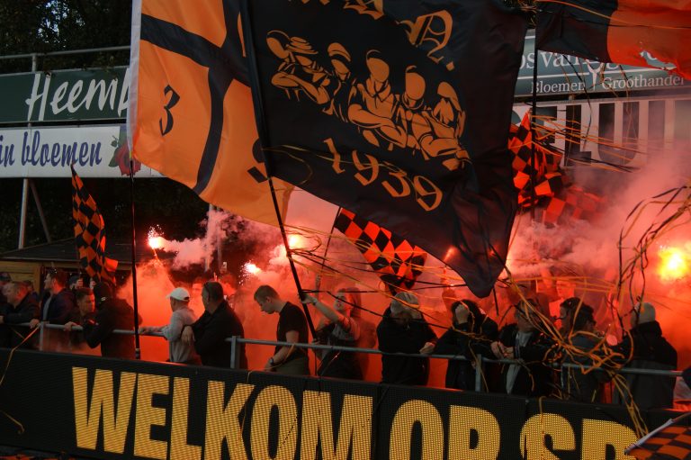 Fakkels gooien bij de Katwijkse Burenruzie