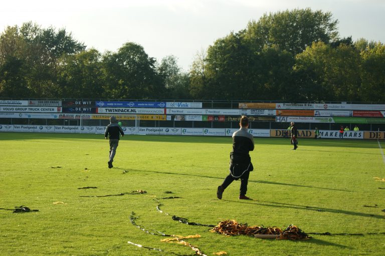 Fakkels gooien bij de Katwijkse Burenruzie