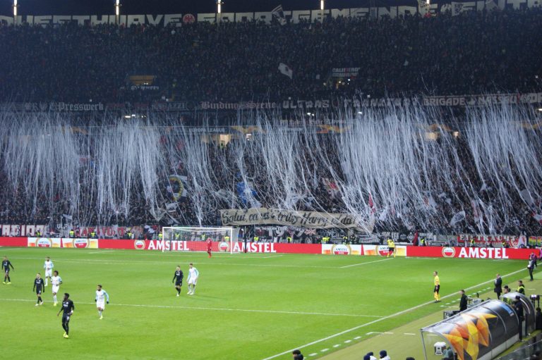 Eintracht Frankfurt brengt het vuurwerk in de Europa League
