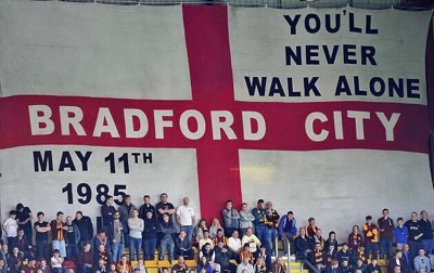 Gedachtenis aan de De Bradford City-stadionramp