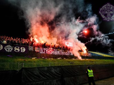 Pyro Ultras supporters Maribor