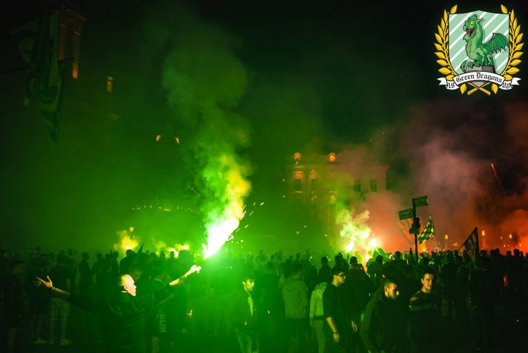 Ultras Ljubljana Green Dragons 4
