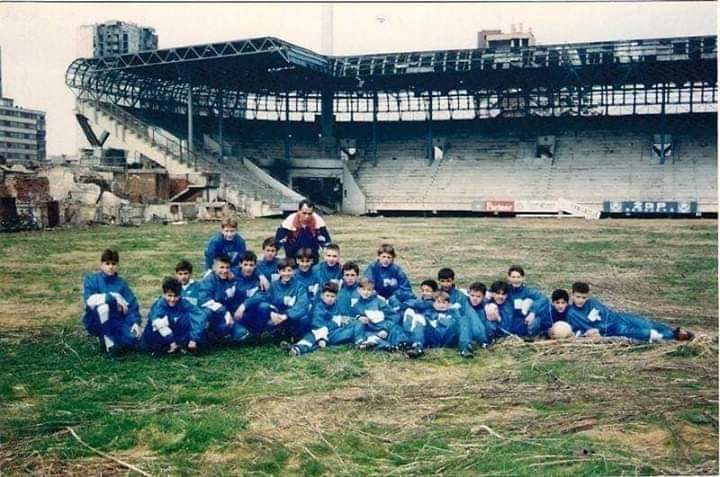In de Hekken Sarajevski Derbi teamfoto training