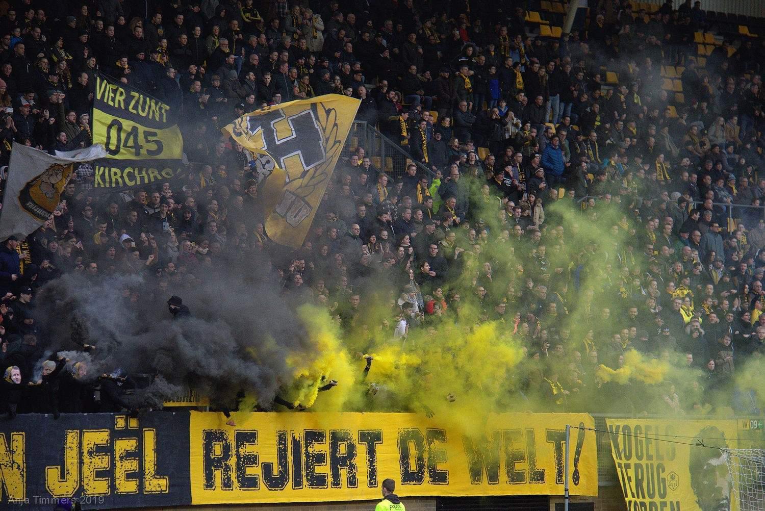 Start de normalisatie: Supporters Roda JC met statement
