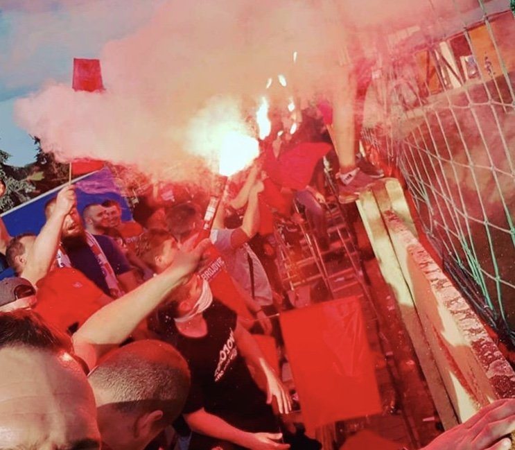 Supporters in Tsjechië en Slowakije laten van zich horen In De Hekken