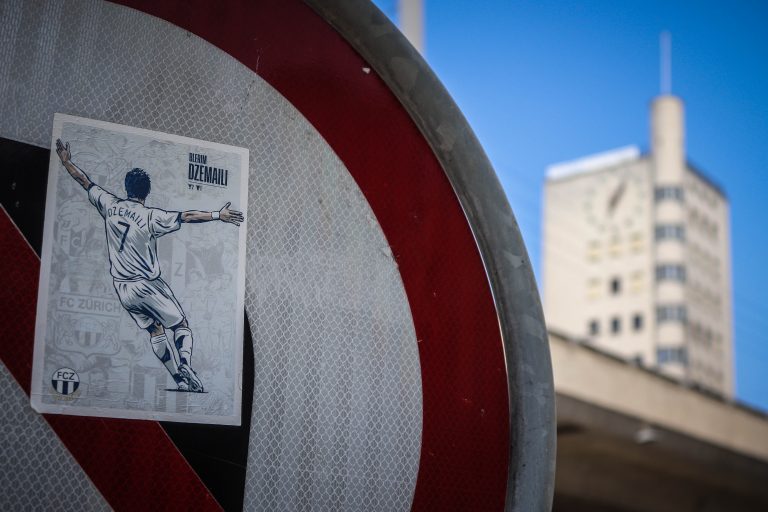 FC Zürich ultras maken een graffitiwallhalla van hun stad
