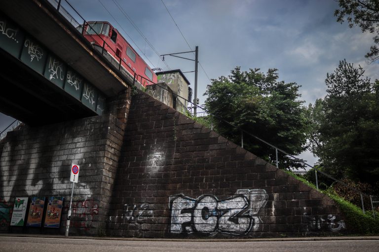 FC Zürich ultras maken een graffitiwallhalla van hun stad