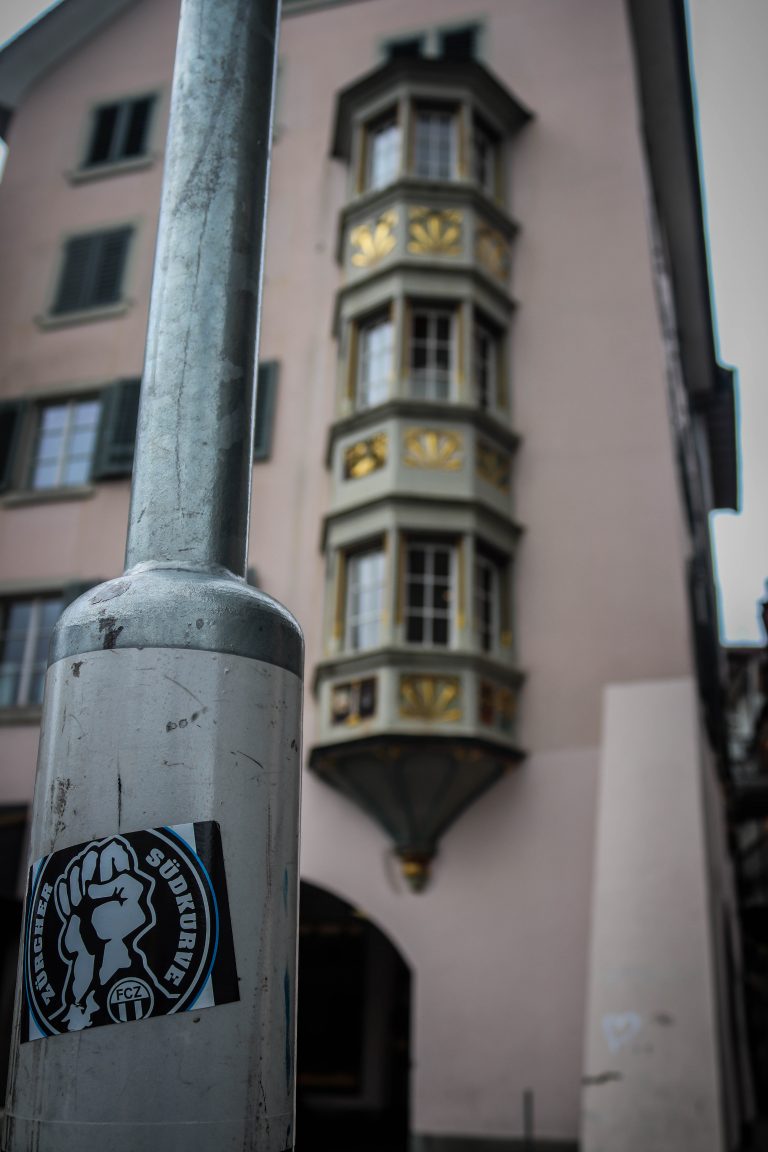 FC Zürich ultras maken een graffitiwallhalla van hun stad