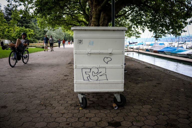 FC Zürich ultras maken een graffitiwallhalla van hun stad