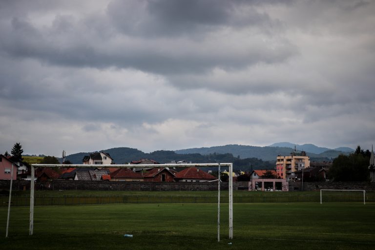 Stadion Bratunac: veel mensen zijn gedeporteerd en later vermoord