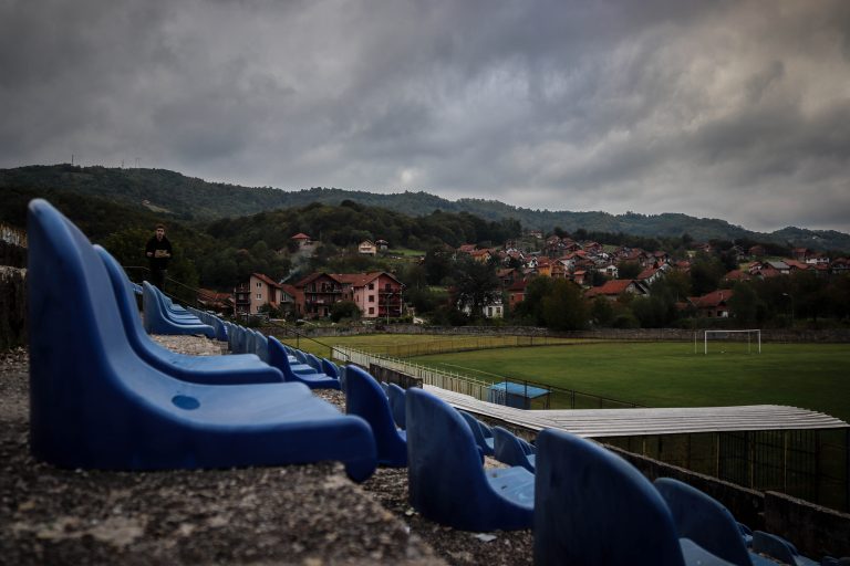 Stadion Bratunac: veel mensen zijn gedeporteerd en later vermoord