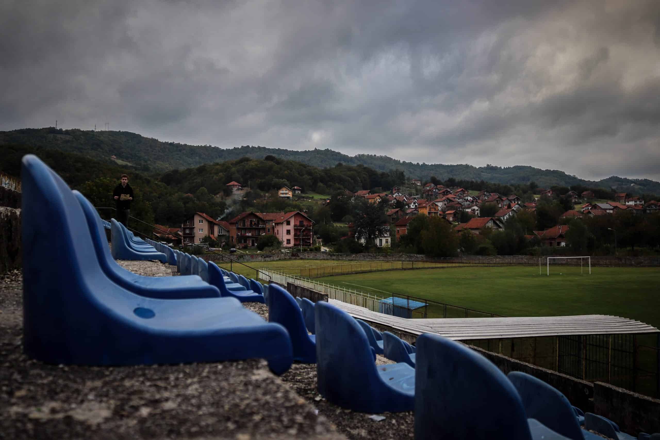 Stadion Bratunac: veel mensen zijn gedeporteerd en later vermoord