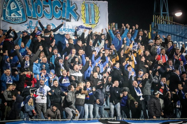 Ruch Chorzów de recordkampioen die degradeerde naar het vierde niveau