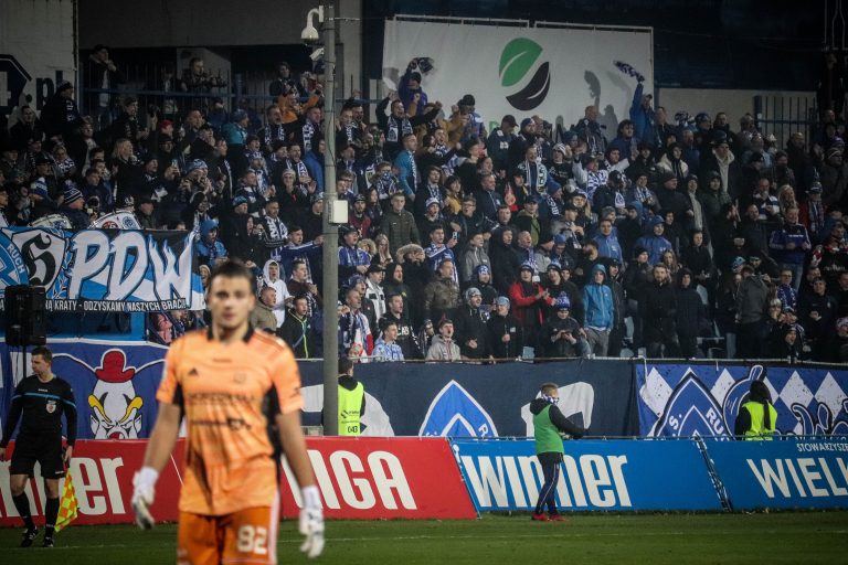 Ruch Chorzów de recordkampioen die degradeerde naar het vierde niveau