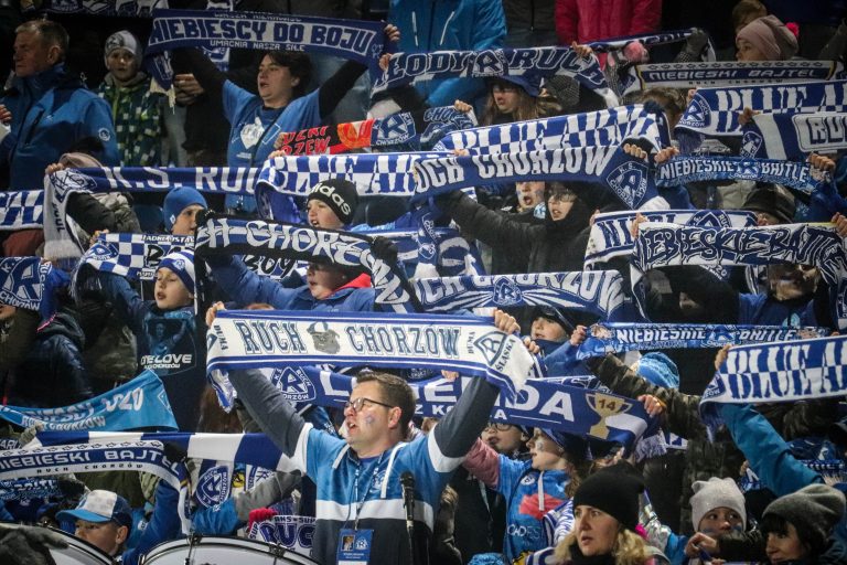 Ruch Chorzów de recordkampioen die degradeerde naar het vierde niveau