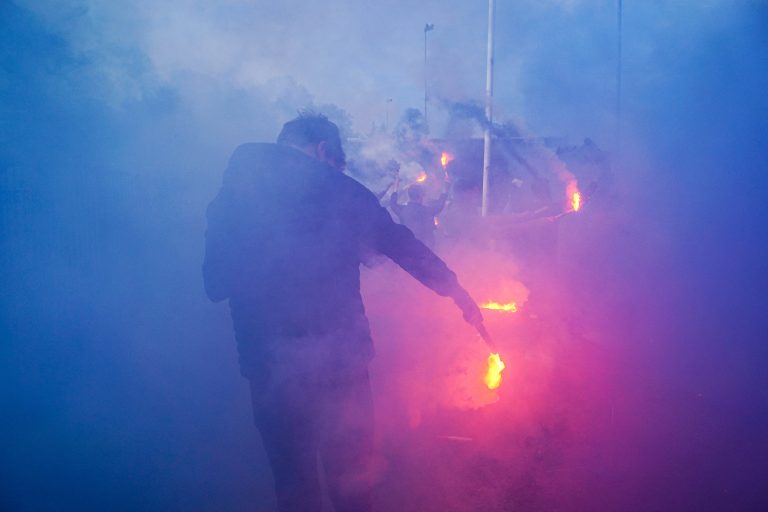 Groot feest in fietsdorp Dieren na kampioenschap lokale VV