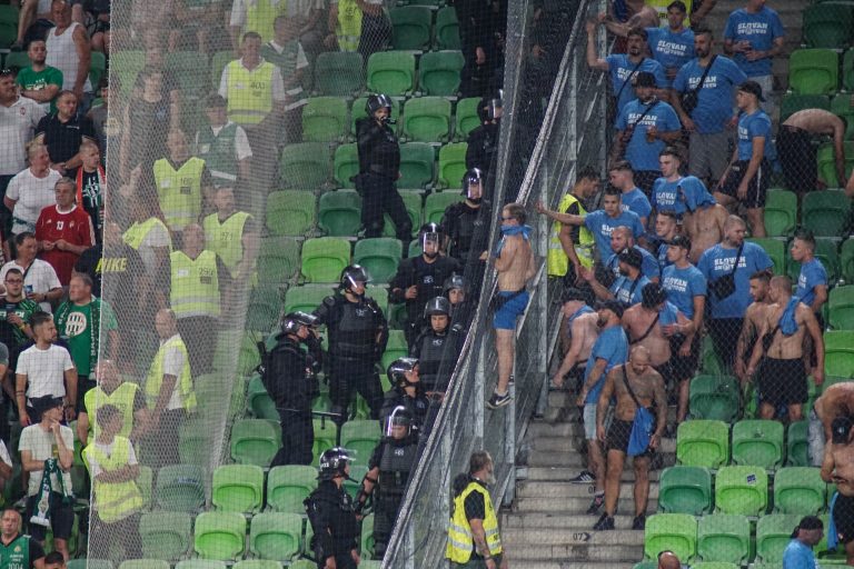 Nationalisme haat en rivaliteit clash tussen Ferencvaros en Bratislava