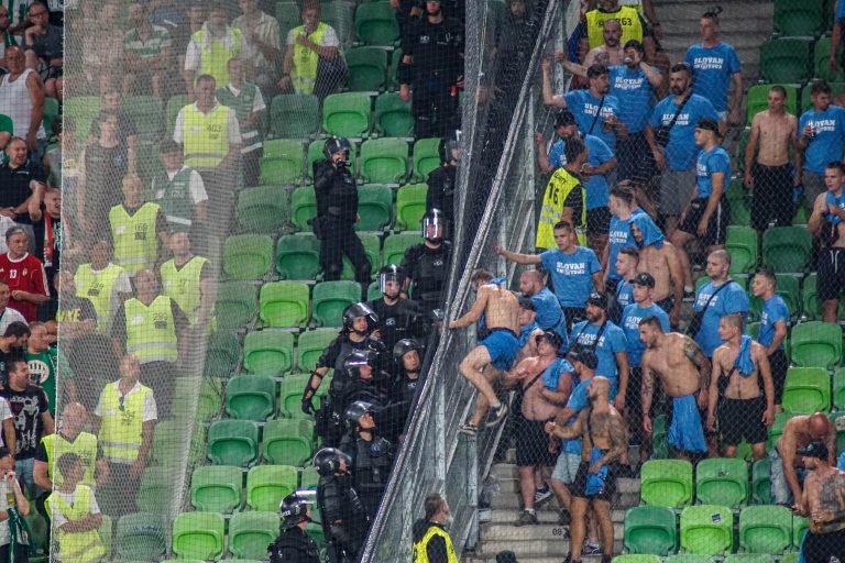 Nationalisme haat en rivaliteit clash tussen Ferencvaros en Bratislava