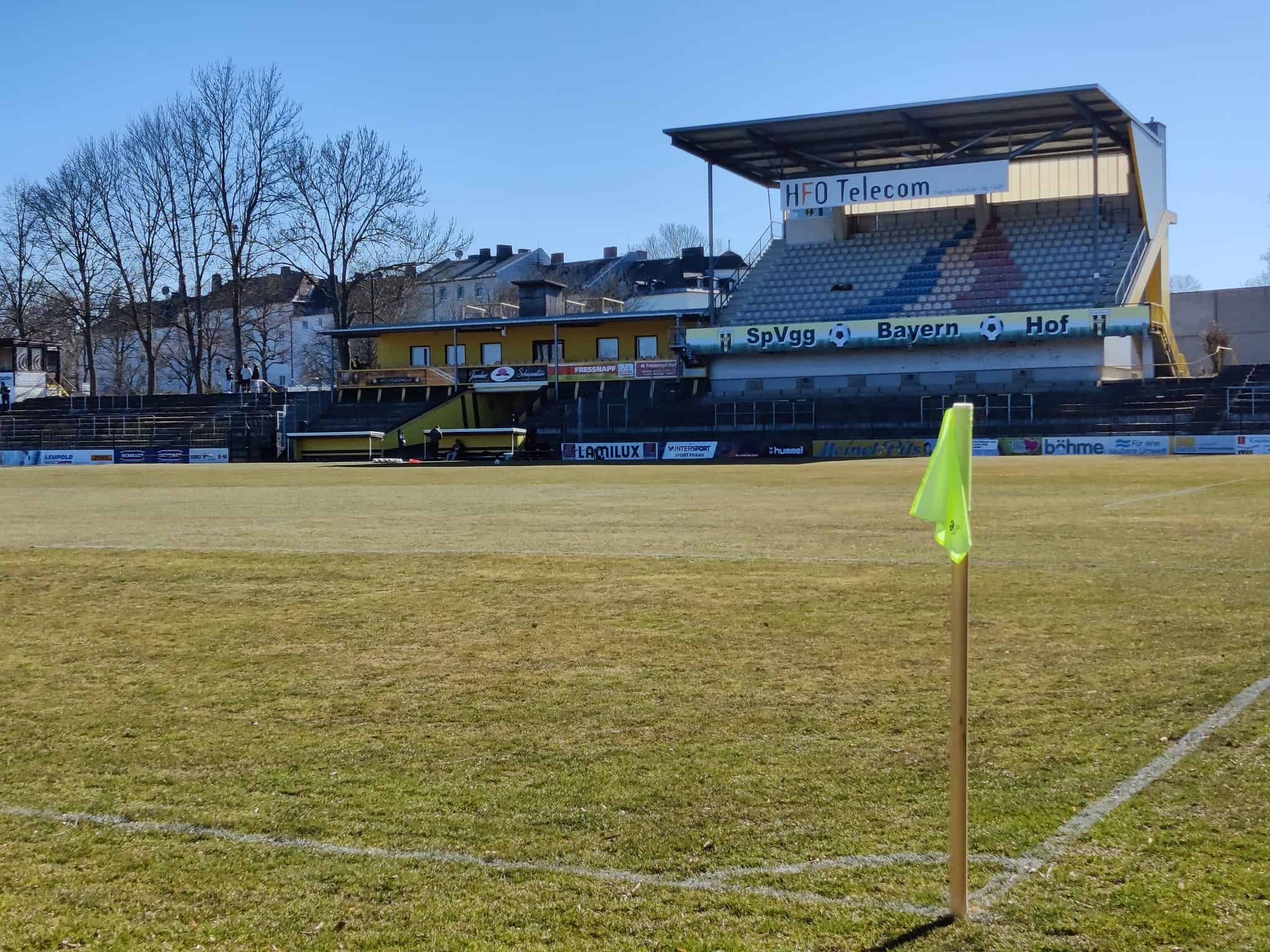 Stadion Grüne Au, een prachtige oude bak