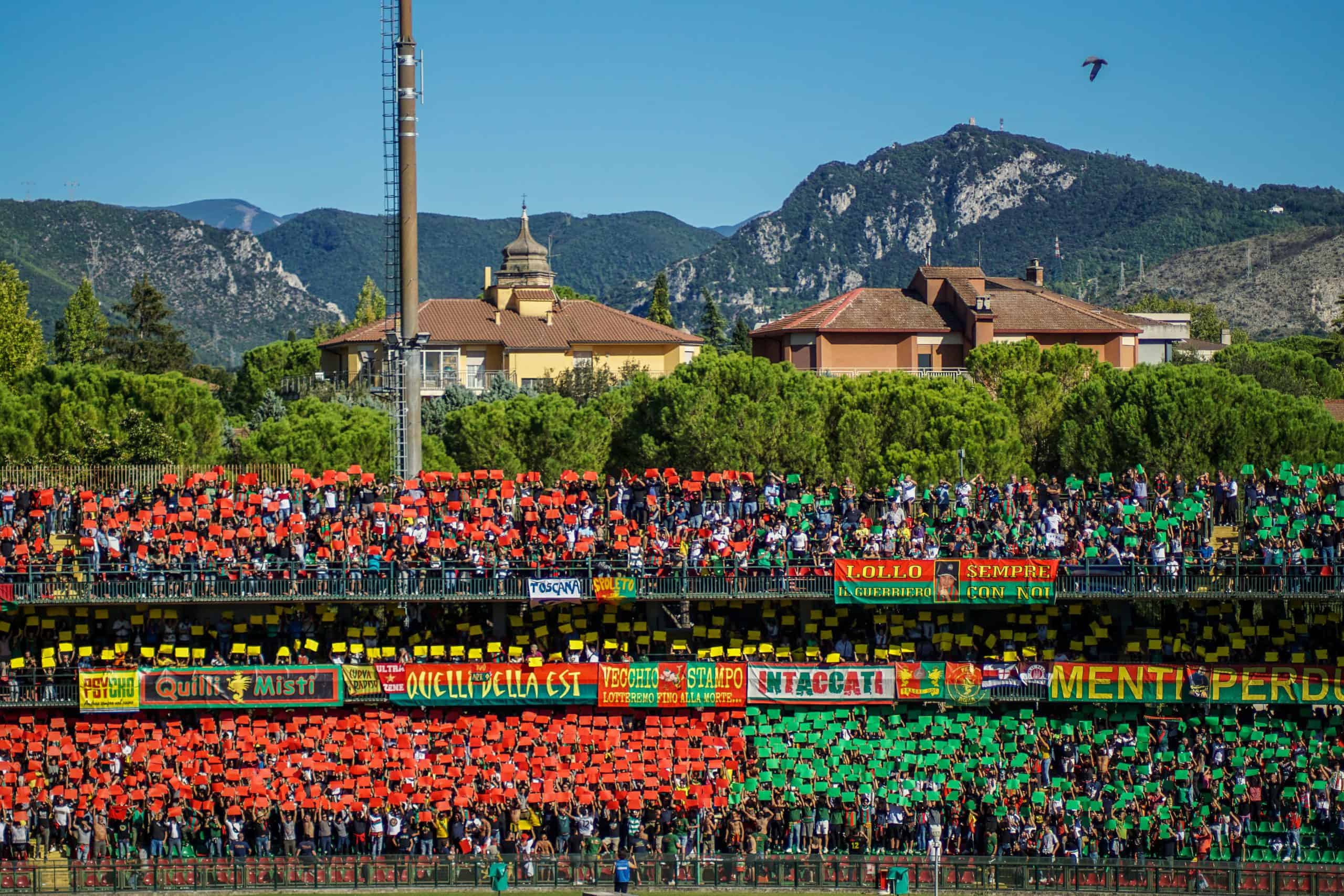 Tussen staal en schilders; de Derby dell’Umbria tussen Ternana en Perugia
