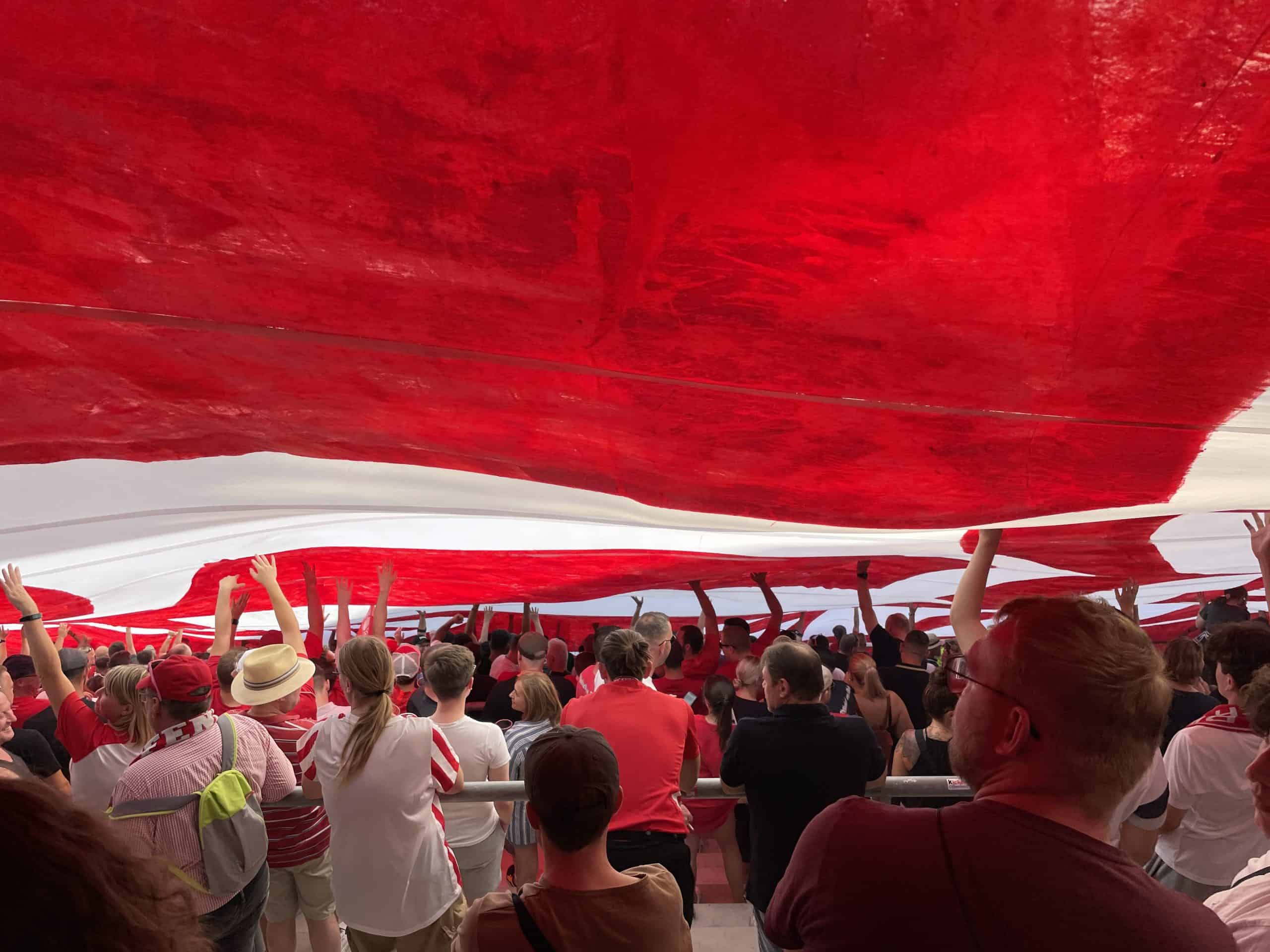 DFB-Pokal trip: Choreo en pyro in Offenbach am Main
