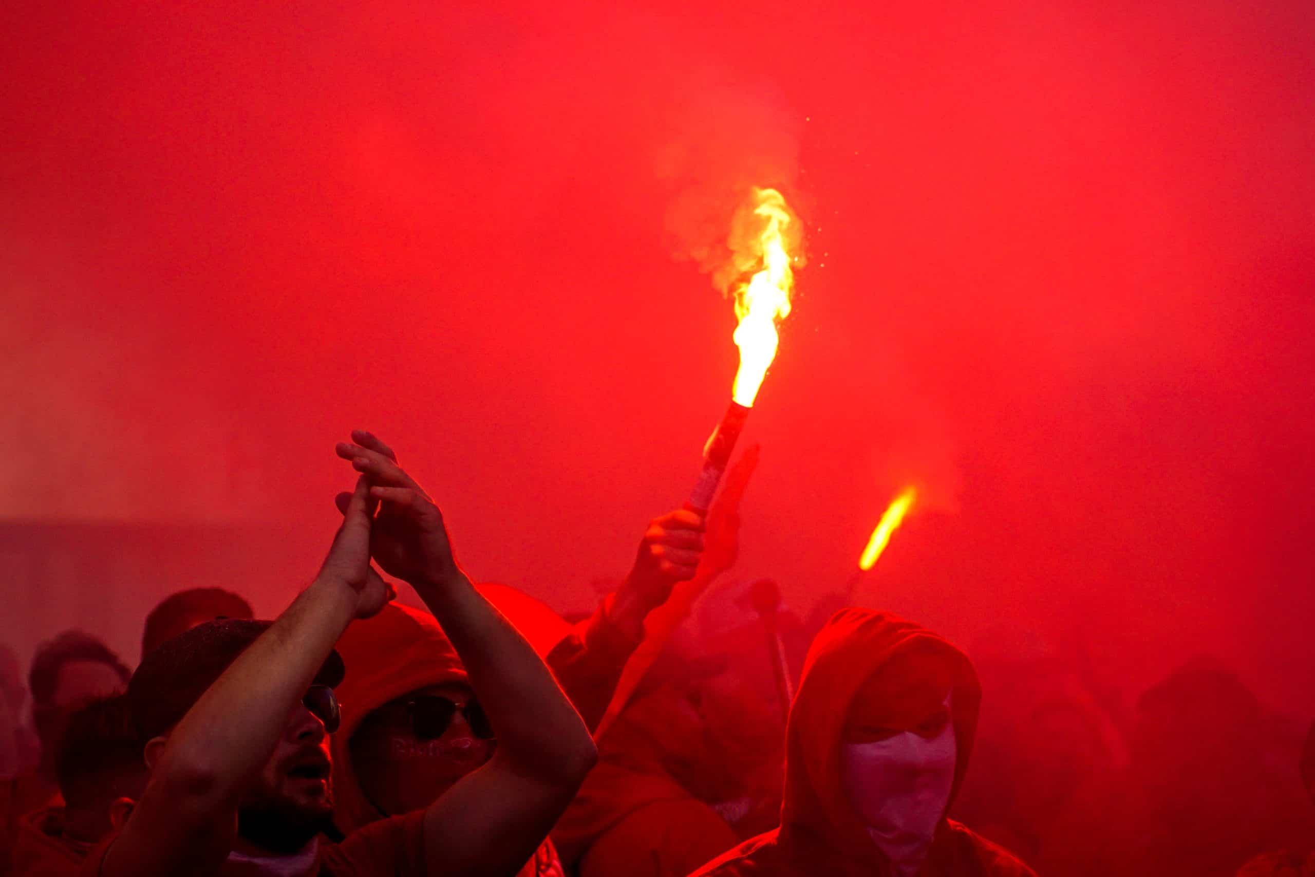 Corteos, tifos & fakkels; na 15 jaar is de Graz derby terug!