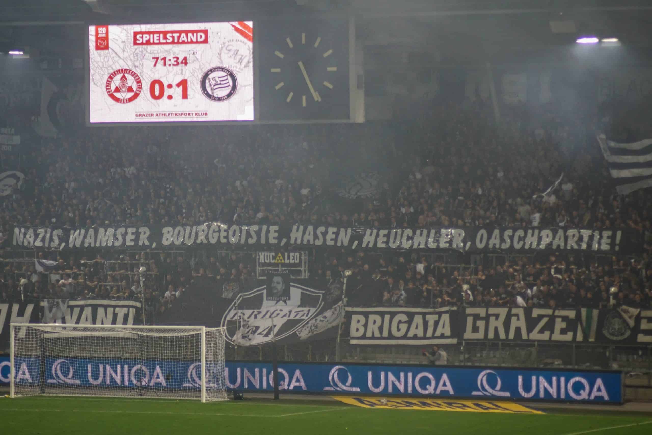 Corteos, tifos & fakkels; na 15 jaar is de Graz derby terug!