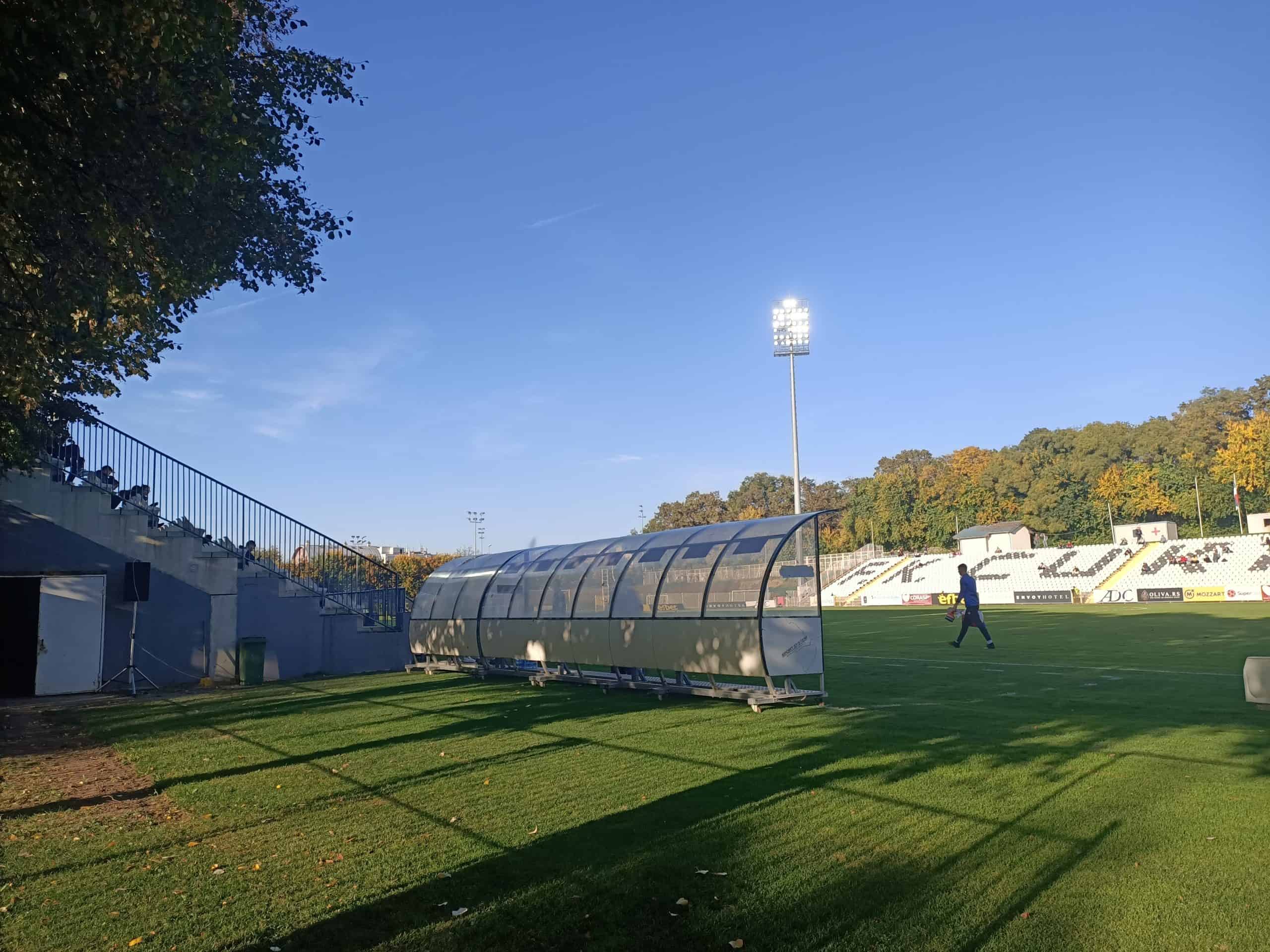 In Servië: ultras Novi Pazar bij Čukarički