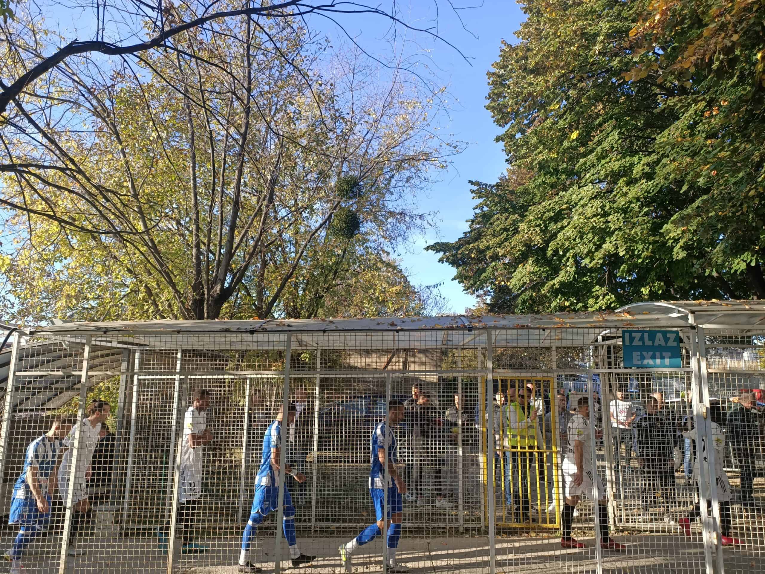In Servië: ultras Novi Pazar bij Čukarički