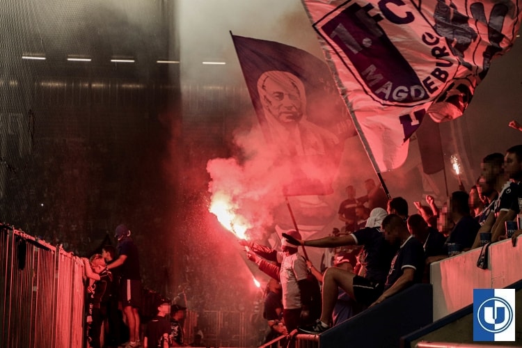 DFB-Pokal trip: Ongekende pyro show in Oost-Duitsland