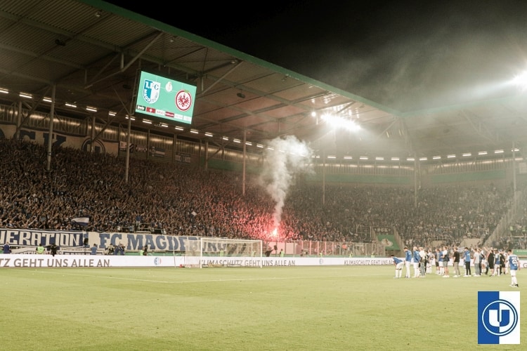 DFB-Pokal trip: Ongekende pyro show in Oost-Duitsland