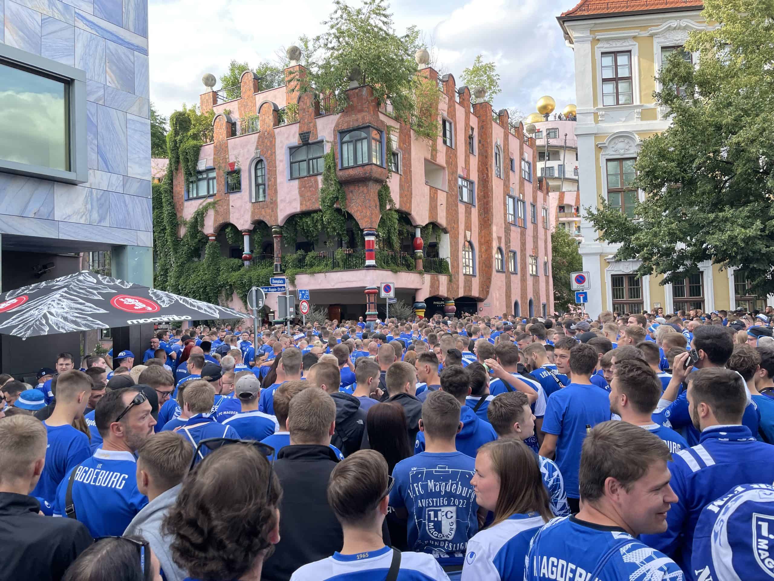 DFB-Pokal trip: Ongekende pyro show in Oost-Duitsland