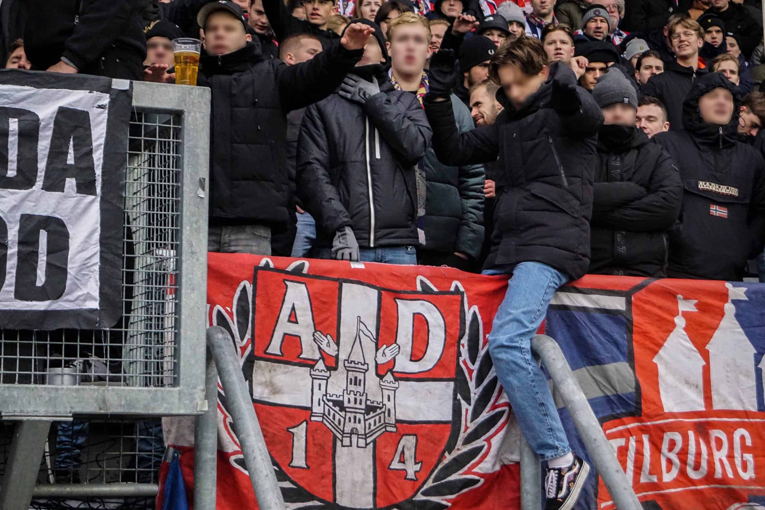 Willem II-supporters laten van zich horen bij terugkeer Brabantse derby