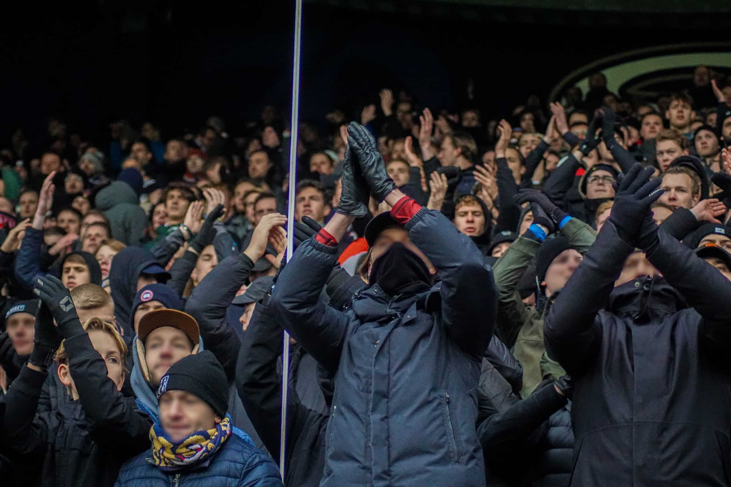 Willem II-supporters laten van zich horen bij terugkeer Brabantse derby
