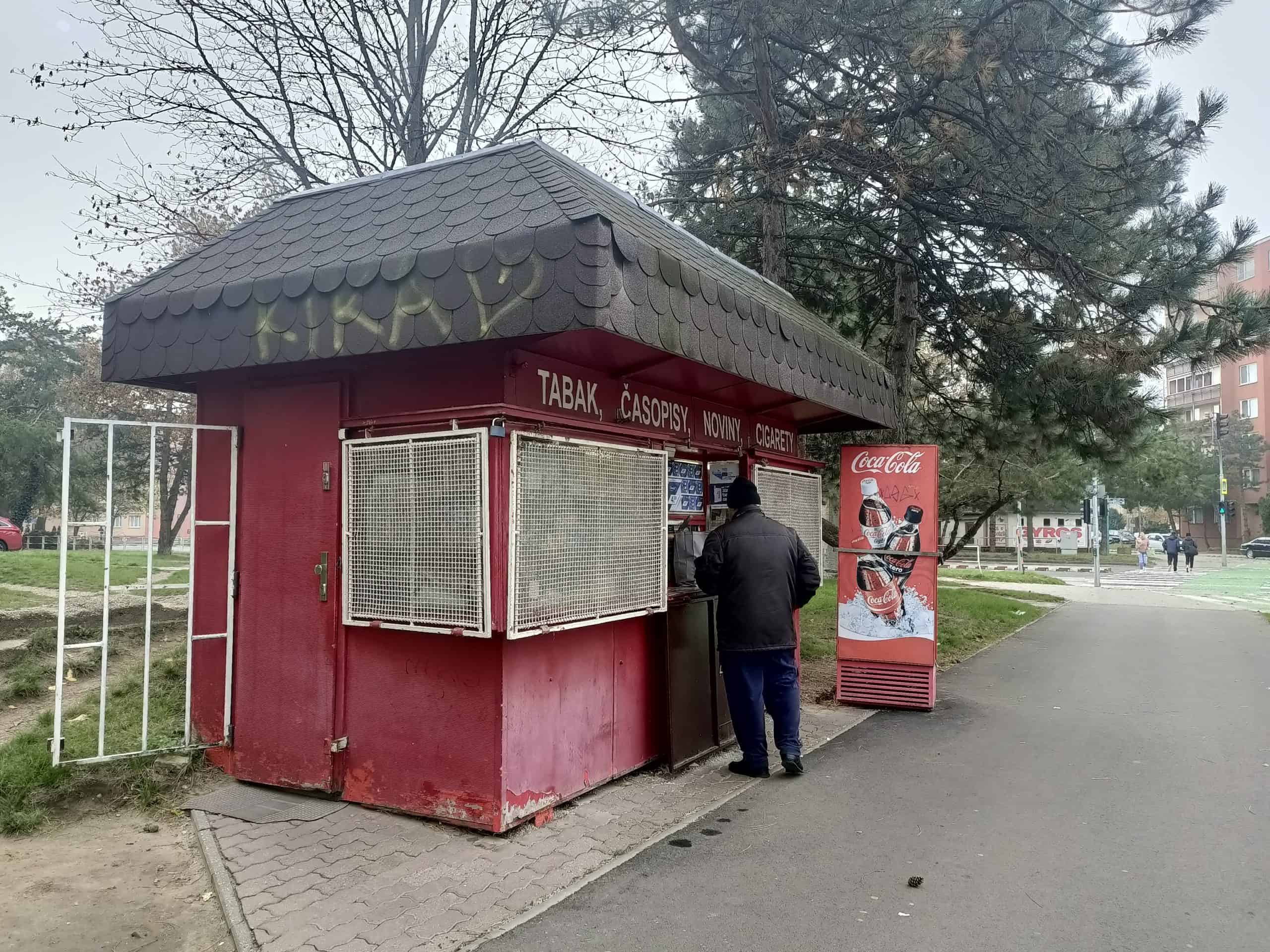 Ajax Pizzeria bij de lokale Slowaakse voetbalclub