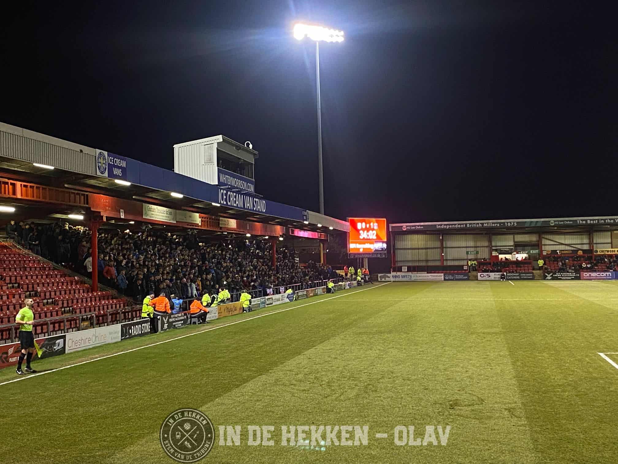 Vermaak bij Crewe Alexandra op het Engelse vierde niveau