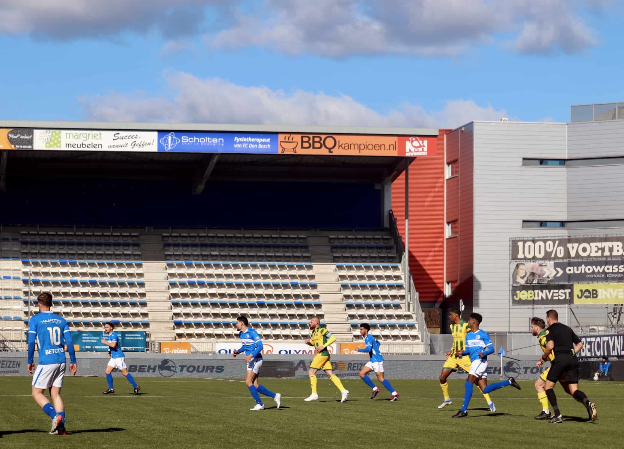 FC Den Bosch – ADO: vuur gedoofd door verbod op uitsupporters