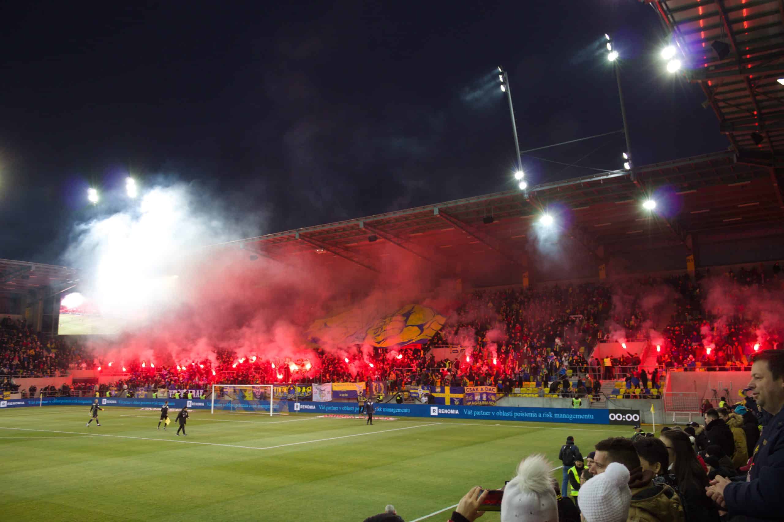 Hongarije tegen Slowakije in clubverband: DAC Dunajská Streda – Slovan Bratislava