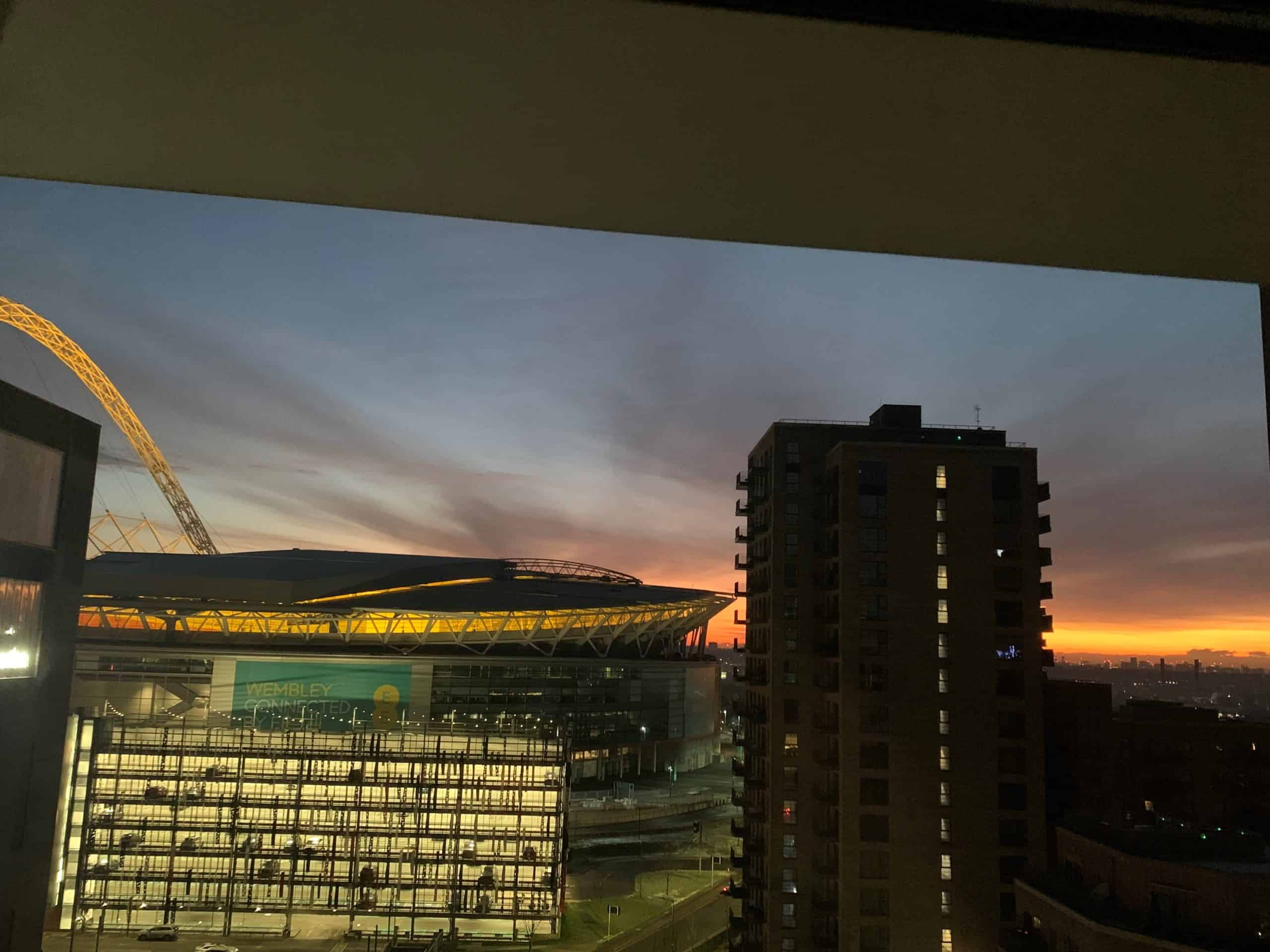 Uitzicht op Wembley vanuit je hotel