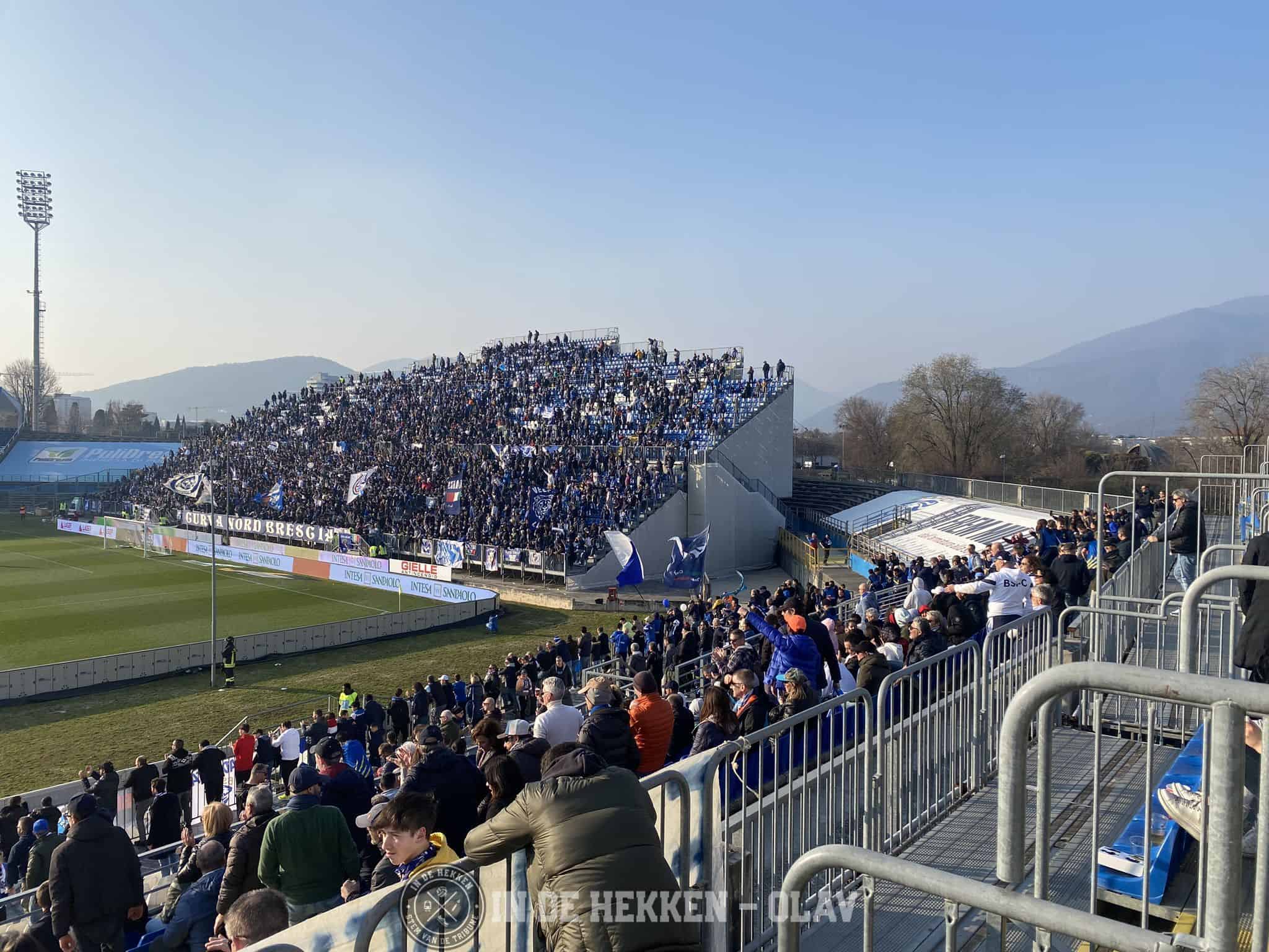 Uno stadio costruito nello stadio: Brescia In di Hekken