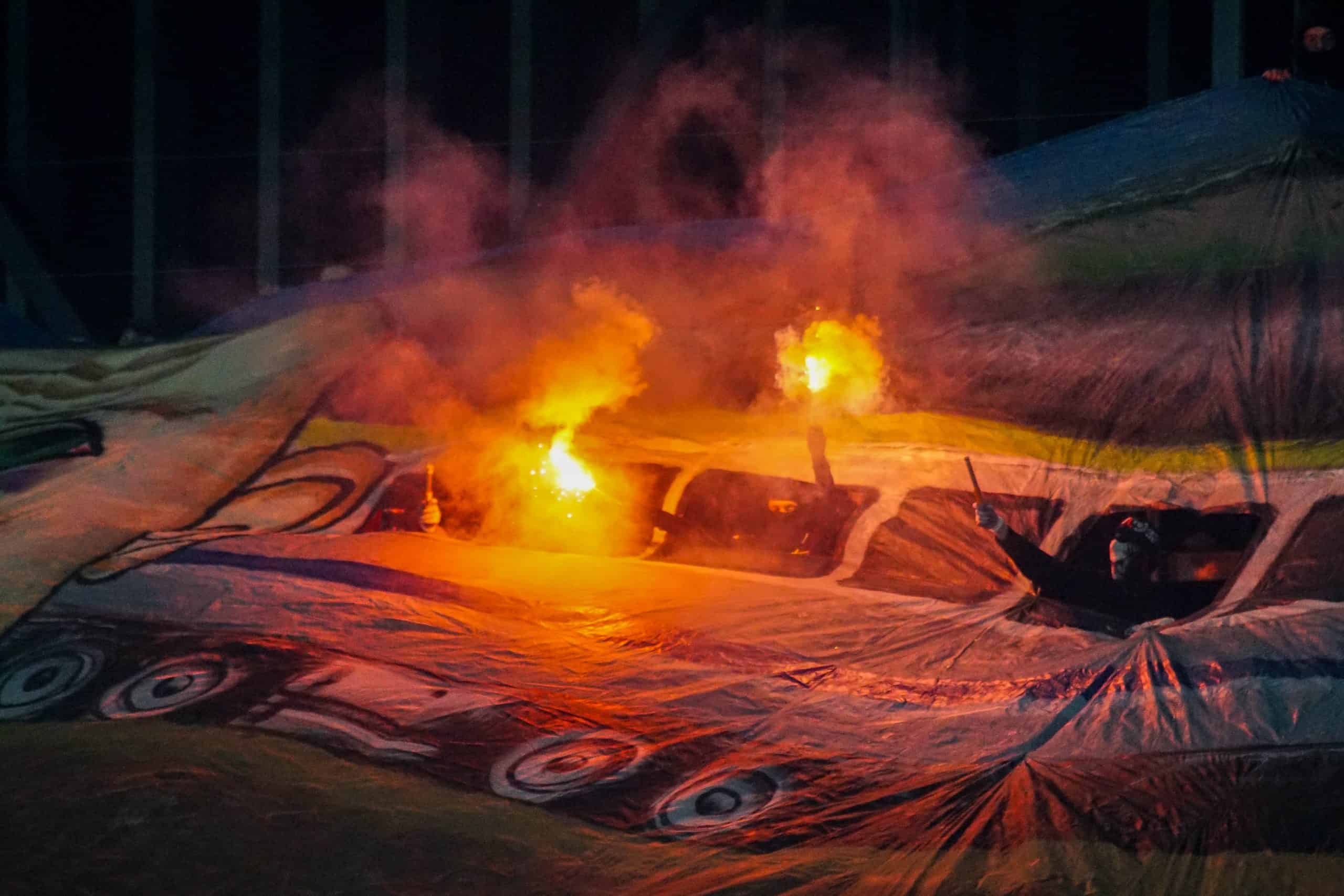 Hooligans domineren de sfeer bij stadionopener Zaglebie Sosnowiec