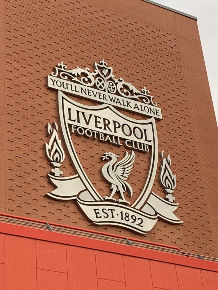 Liverbird in logo Liverpool FC