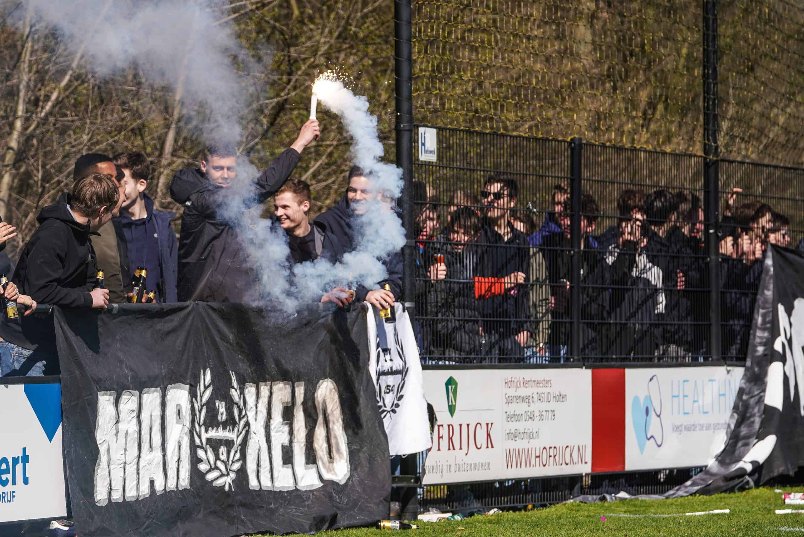 Spelers stellen teleur bij fijne dorpsderby tussen Holten en Markelo