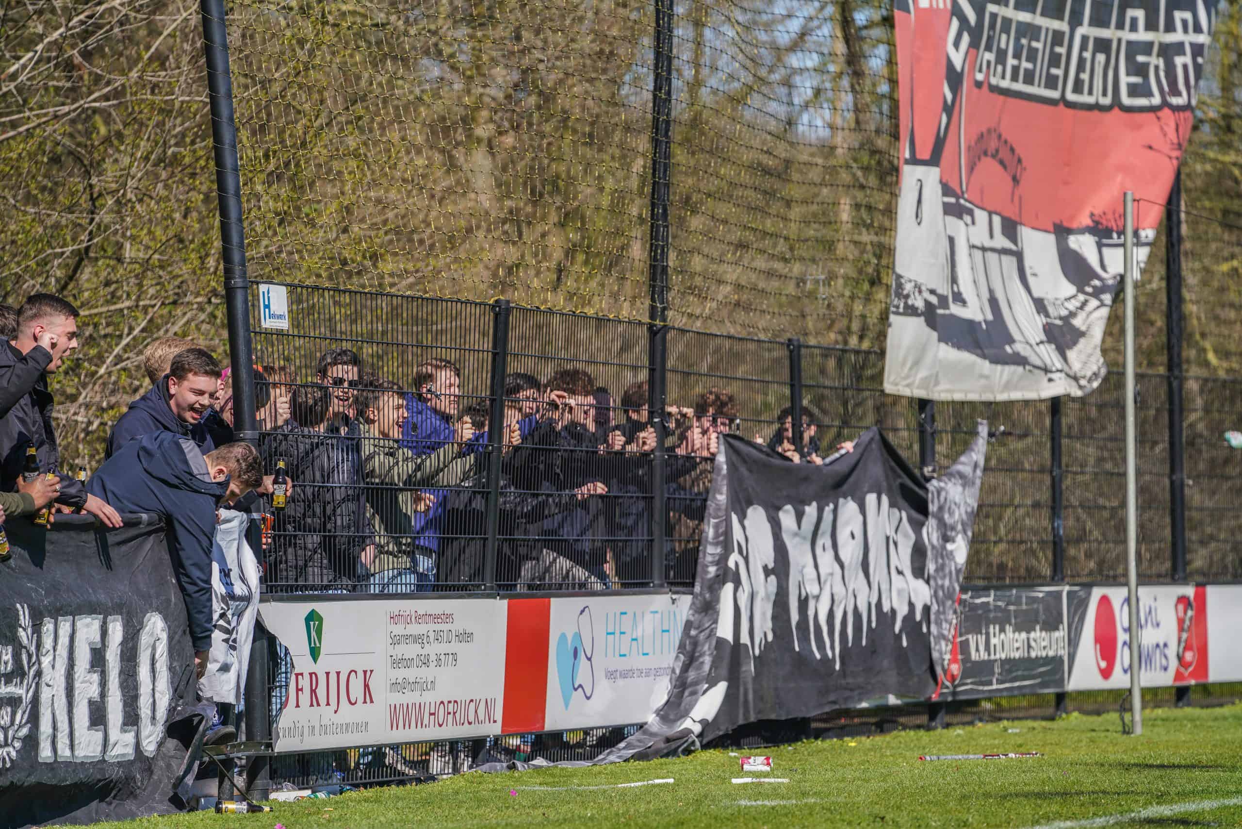 Spelers stellen teleur bij fijne dorpsderby tussen Holten en Markelo