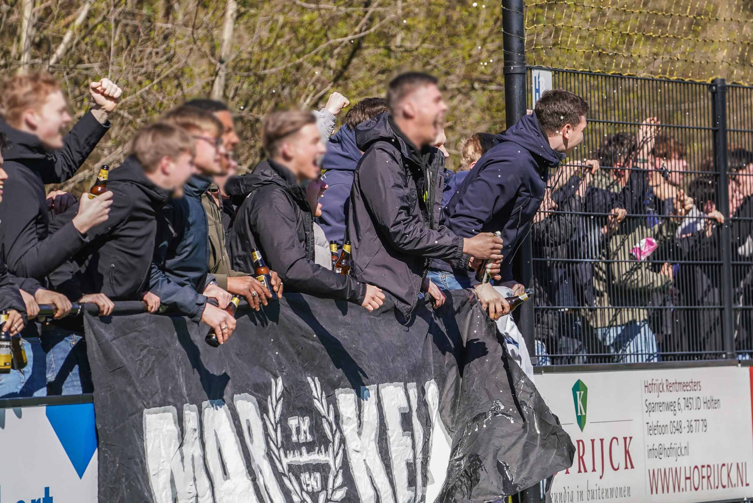 Spelers stellen teleur bij fijne dorpsderby tussen Holten en Markelo
